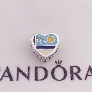 Pandora Punta Cana Dominican Republic Heart Charm